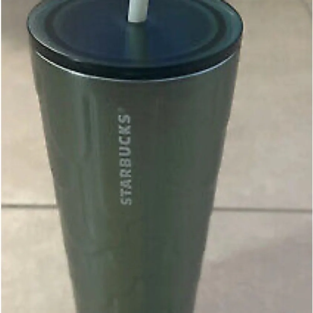 Starbucks 2022 Stainless Steel 24oz Mermaid Scales Tumbler Cup Green Shimmer.T30